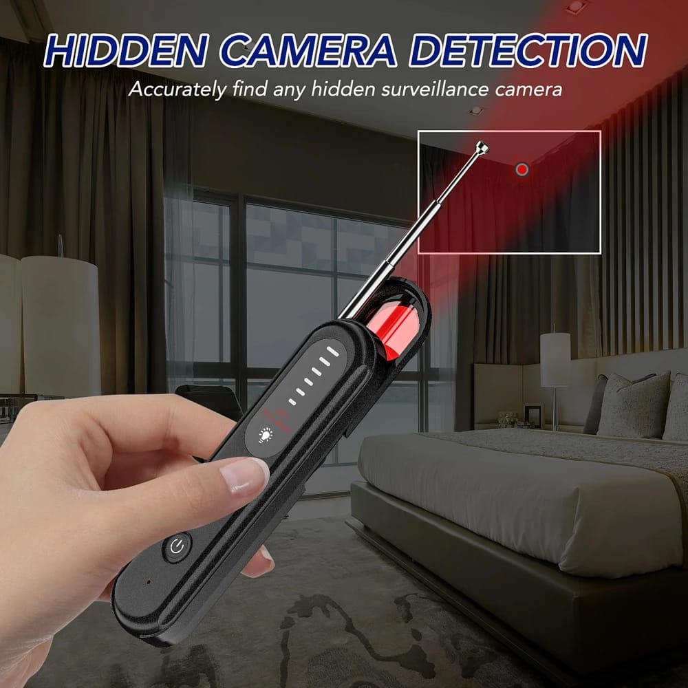 Smart Hidden Camera Detector Listening Device Tracker Anti-Spy Electronic Signal 5 Levels Sensitivity Wireless Signal Scanner - Image 2
