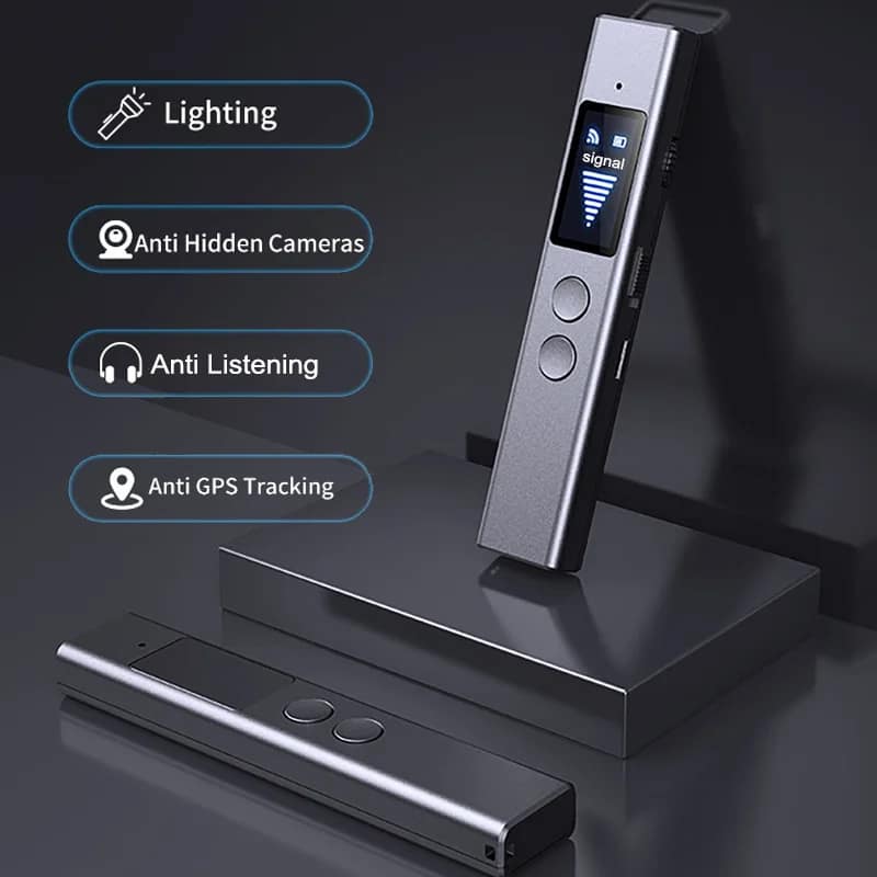 Hidden Spy Camera Detector Multi-function Anti Mini Bug Devices Camera Wireless GSM Signal Wiretapping GPS Tracker Cam Detect