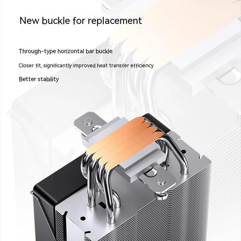 Jonsbo CR1000 EVO CPU Processador Air Cooler 4 Heat Pipes ARGB PWM D-TDP 220W Radiator for Intel LGA1700 1200 115X AMD AM4 AM5 - Image 4