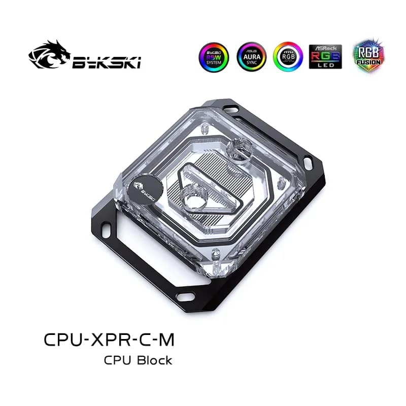 Bykski CPU Block Use for INTEL LGA115X 1200 1700 2011 /AMD Ryzen 3/5/7 X470 X570 Water Cooler Radiator CPU-XPR-C-M/CPU-XPR-C-I - Image 4