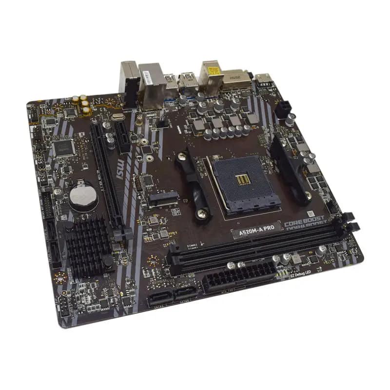AM4 Motherboard For RYZEN 5 5500 cpu MSI A520M-A PRO Motherboard AMD A520 DDR4 64GB PCI-E 3.0 USB3.2 HDMI M.2 DVI Micro ATX - Image 3